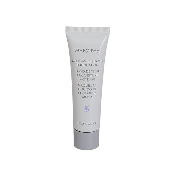 Mary Kay Medium Coverage Foundation Beige 402 Normal to Oily Skin 1 oz Gray Cap - Picture 1 of 5